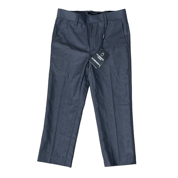 New Gioberti Boys Dress Pants Slacks Adjustable Waist Dark Grey Size 5 - Picture 1 of 7